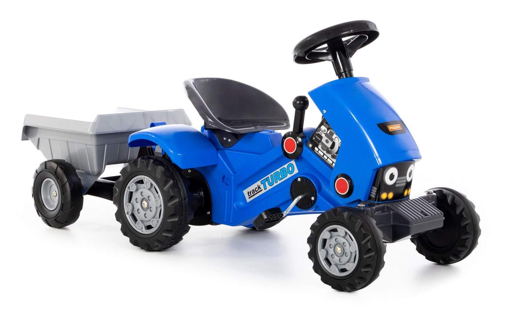 Трактор с педалями купить. Каталка-трактор с педалями "Turbo-2" (синяя) 84644. Каталка - трактор "Turbo-2" Полесье. Трактор турбо Полесье. Веломобиль Полесье турбо 2.