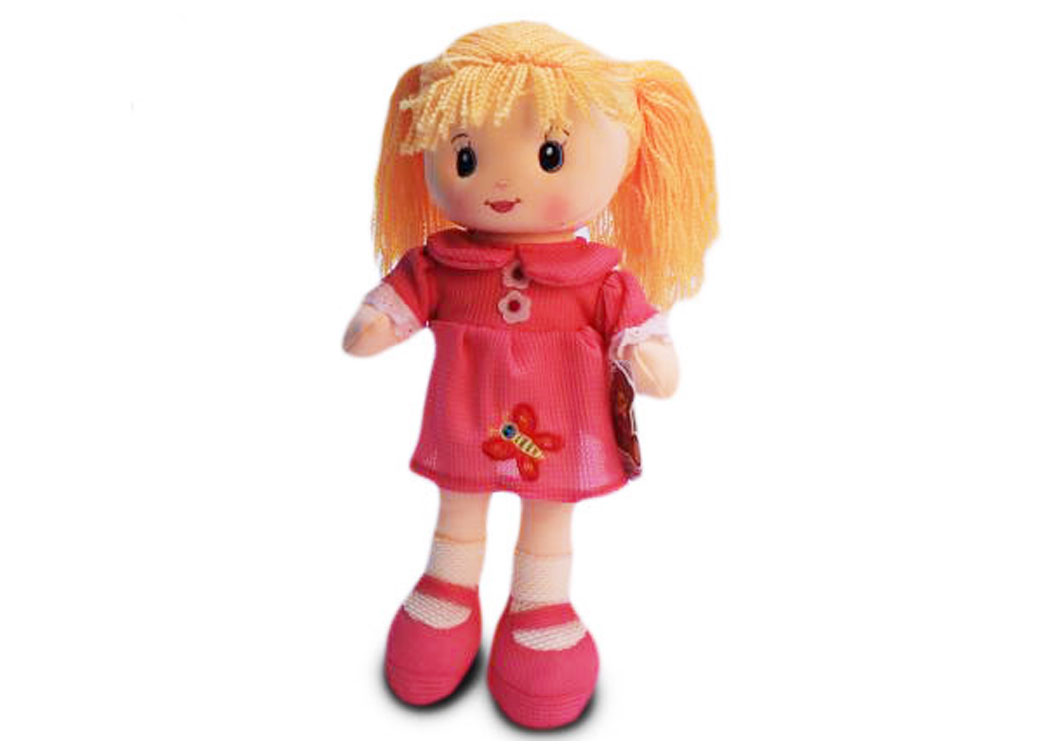 Включи кукла игрушки. Кукла Simba мягкая 40см. Кукла good Toys мягконабивная. Платье для мягкой куклы. Кукла мягкая в розовом платье.