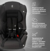 Автокресло  для детей Еду-Еду KS 545, гр. I/II/III, антрацит lux в разборе